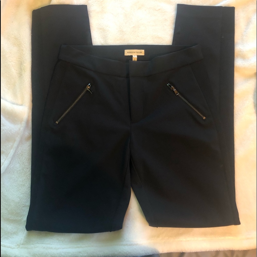 Rebecca Taylor black womens dressy pants